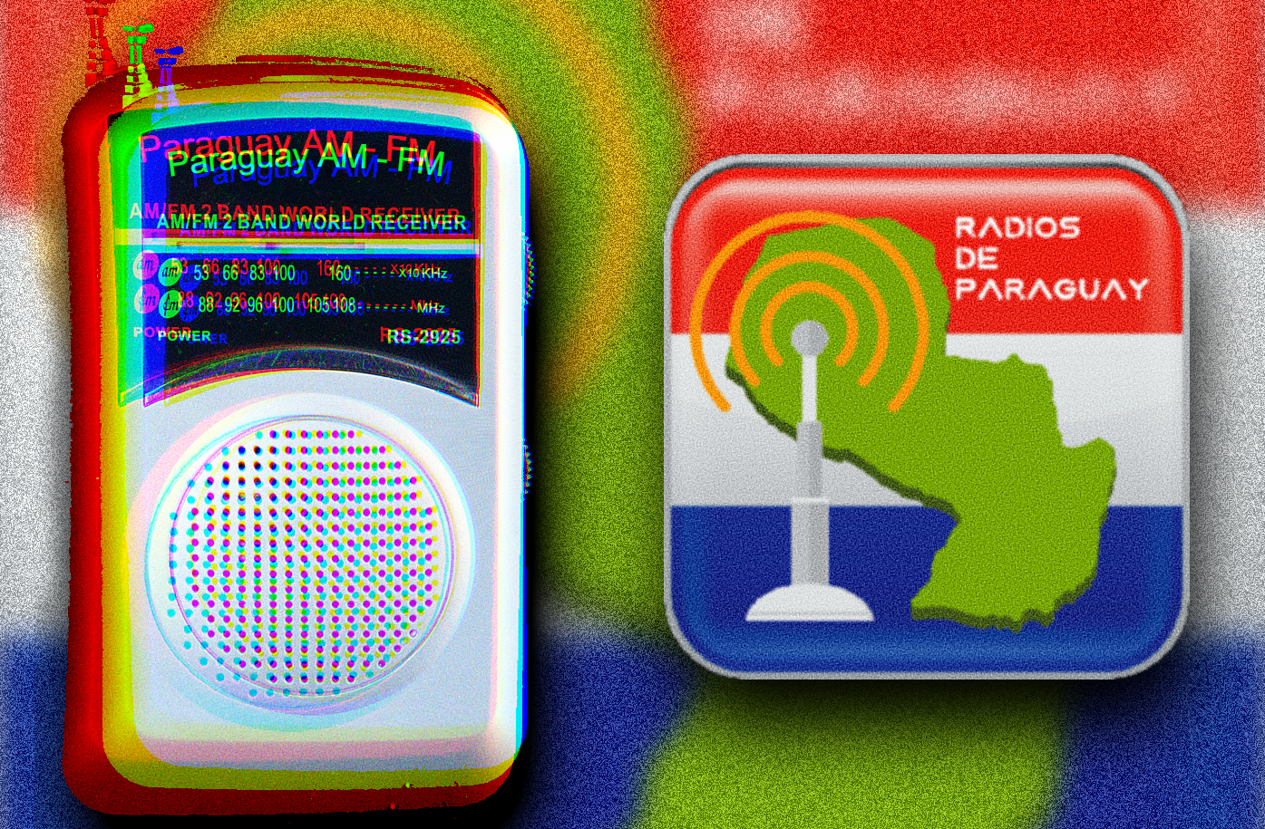 Ilustración de Radios de Paraguay